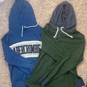 2️⃣ mens Abercrombie & Fitch hoodies